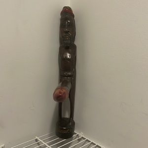 Jamaican hand carved Rasta Man from Fern Gully,St Ann Parish (Ready Freddy)